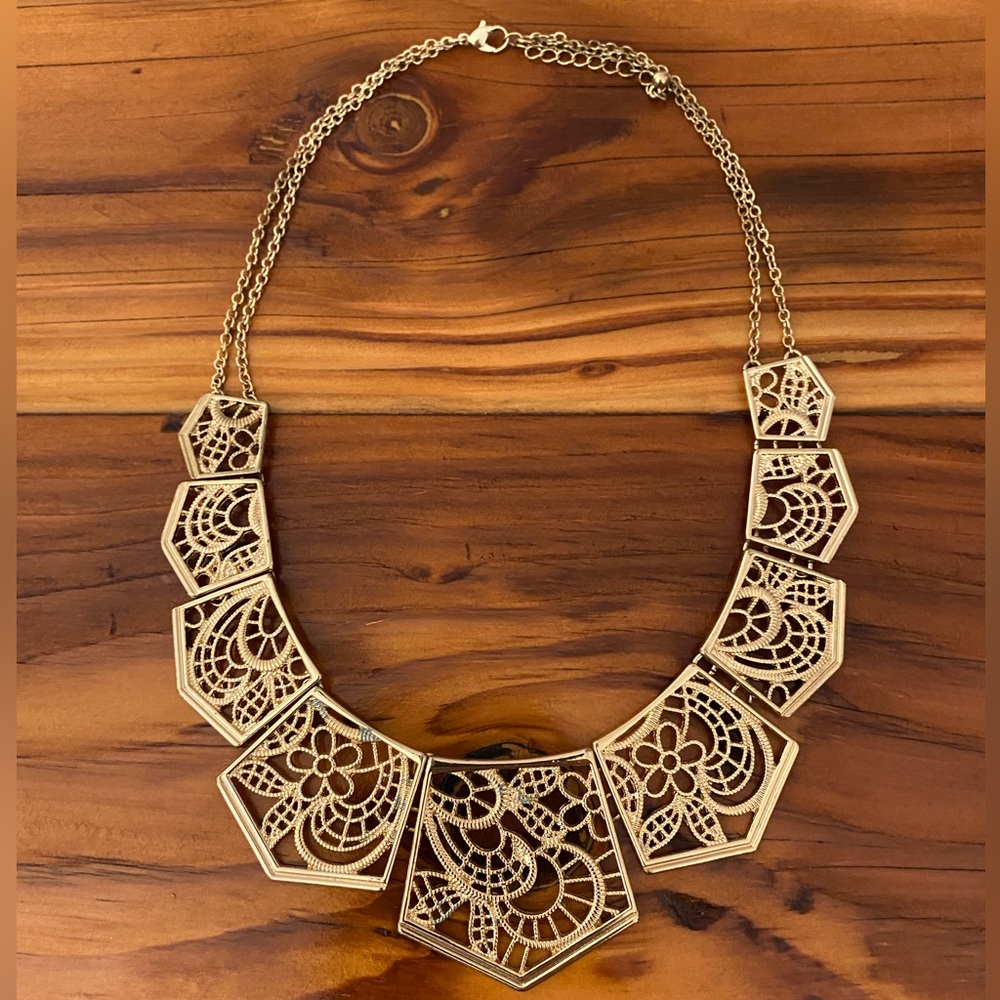 Gold Statement Necklace